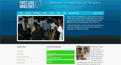 Desktop Screenshot of firstloveministries.com